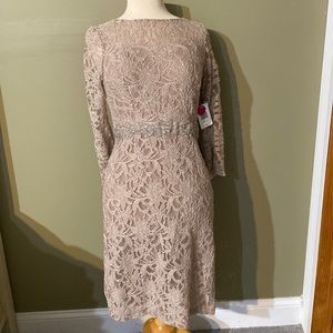 Brand new nude lace dress